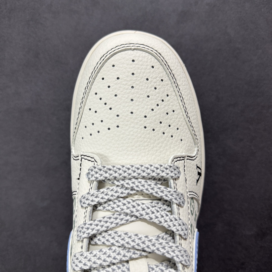 定制版Nike SB Dunk Low LV联名 黑线蓝勾 周年高端定制 低帮休闲板鞋 XX3168-143