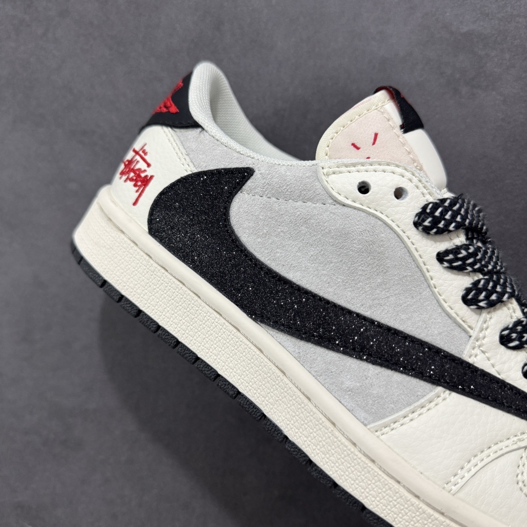 【定制版】Travis Scott x Nike Air Jordan 1 Low x Stussy