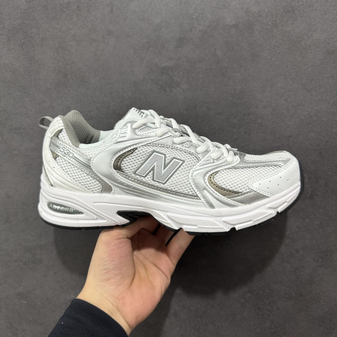 【纯原福利】New Balance 530 复古老爹鞋 小红书现象级爆款 百搭单品 NB530系列休闲老爹风运动鞋 MR530AD 大厂出品 一色一原鞋 无原鞋不开发 色卡校对精准 原汁原味 遵循原鞋所有细节 实拍如图 长期补货 区分其他版本 尺码：36-45 带半码-选品中心