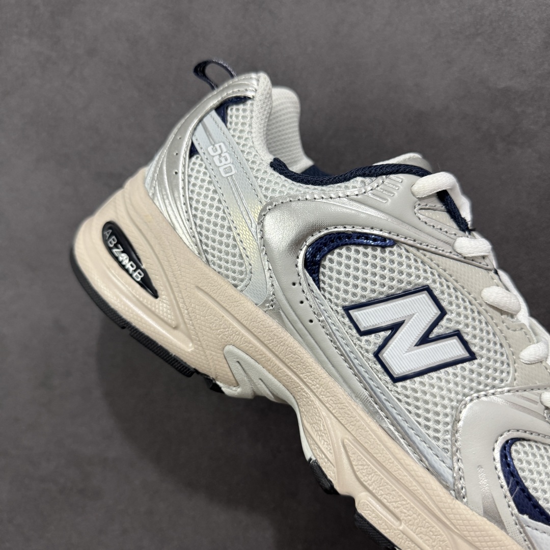 图片[6]-【纯原福利】New Balance 530 复古老爹鞋 小红书现象级爆款 百搭单品 NB530系列休闲老爹风运动鞋 MR530KA 大厂出品 一色一原鞋 无原鞋不开发 色卡校对精准 原汁原味 遵循原鞋所有细节 实拍如图 长期补货 区分其他版本 尺码：36-45 带半码-选品中心