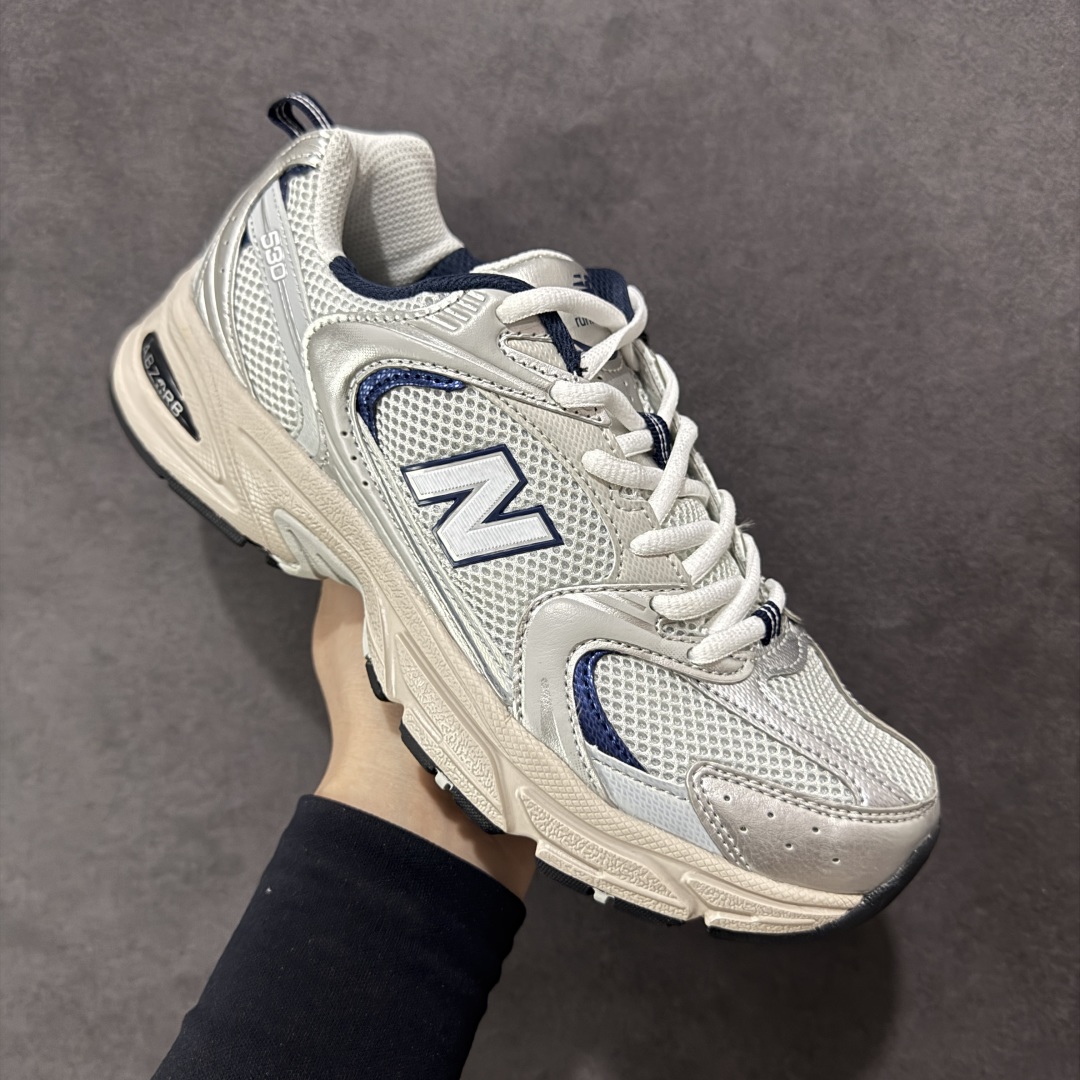 图片[3]-【纯原福利】New Balance 530 复古老爹鞋 小红书现象级爆款 百搭单品 NB530系列休闲老爹风运动鞋 MR530KA 大厂出品 一色一原鞋 无原鞋不开发 色卡校对精准 原汁原味 遵循原鞋所有细节 实拍如图 长期补货 区分其他版本 尺码：36-45 带半码-选品中心