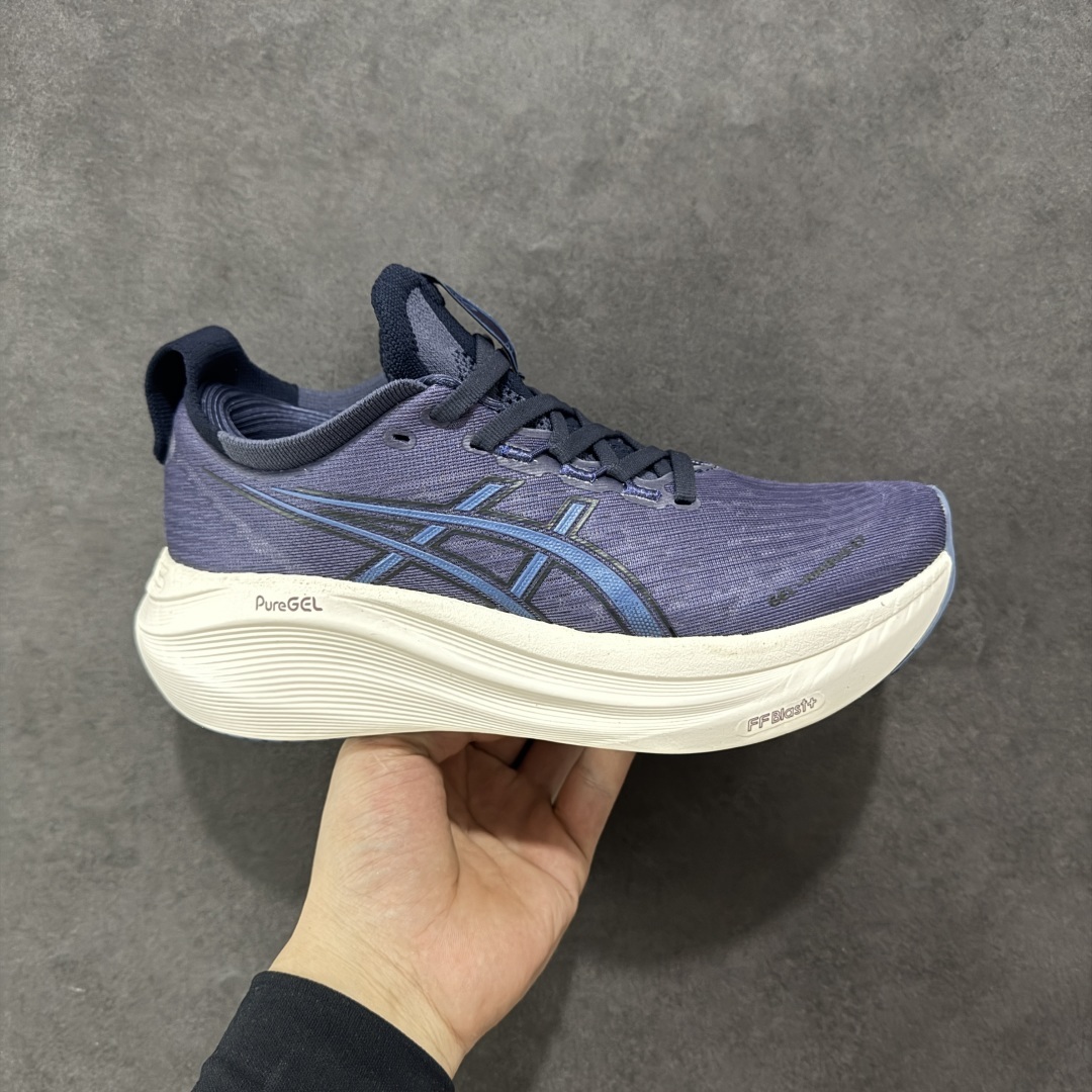 【公司级】Asics GEL-Nimbus 27 亚瑟士缓震跑鞋 近年复古风潮的势头很旺 ASICS