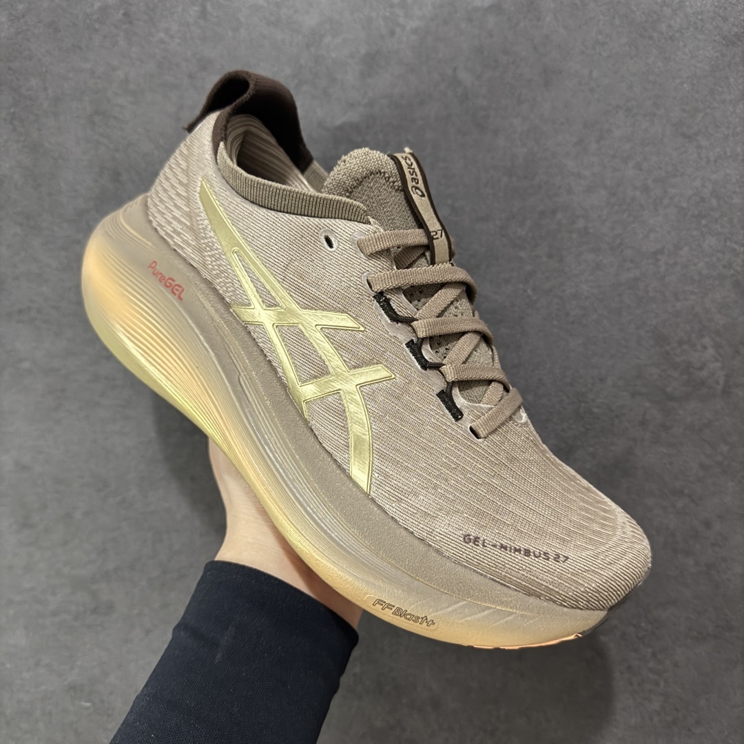 【公司级】Asics GEL-Nimbus 27 亚瑟士缓震跑鞋 近年复古风潮的势头很旺 ASICS