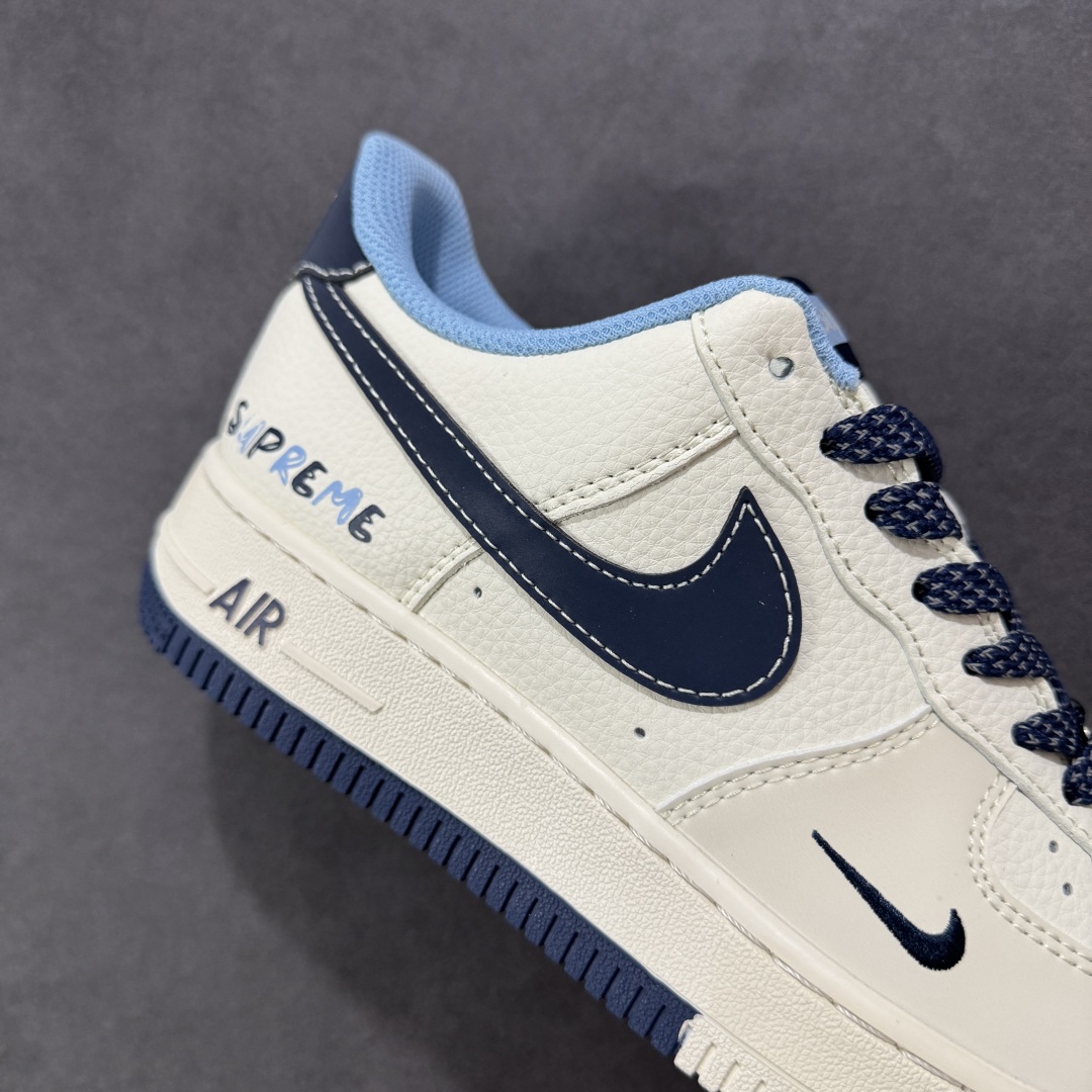 定制版海外限量发售NIke Air Force 1 '07 Low “Supreme联名——双拼蓝标”空军一号 低帮 运动鞋 休闲鞋 XS1958-565