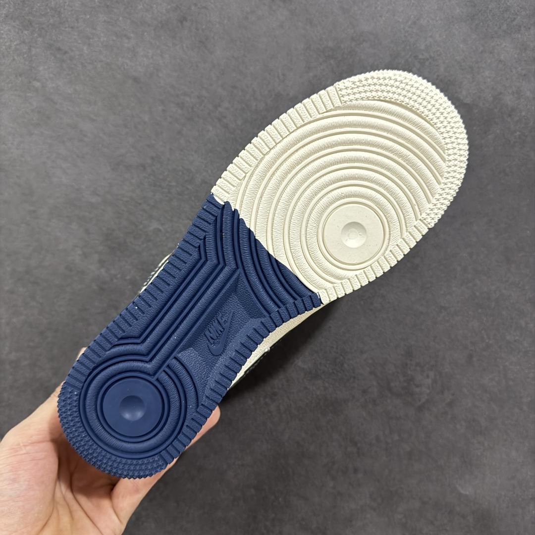 定制版海外限量发售NIke Air Force 1 '07 Low “Supreme联名——双拼蓝标”空军一号 低帮 运动鞋 休闲鞋 XS1958-565