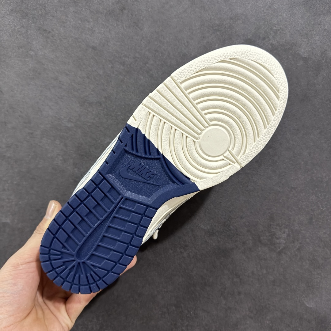  
【定制版】Nike SB Dunk Low LV系列 绑带涂鸦白蓝勾 周年高端定制 低帮休闲板鞋 D