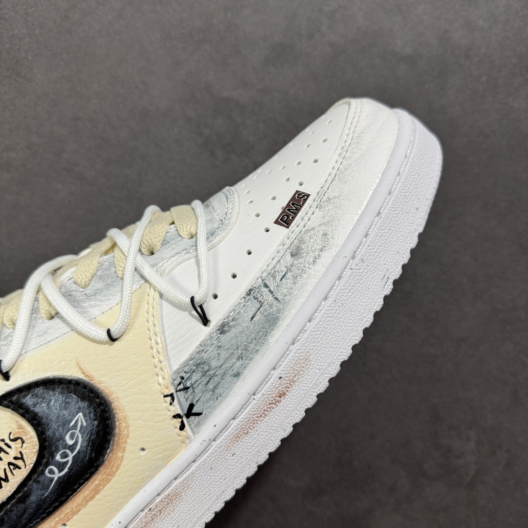  
【定制版】Nike Court Vision 1 Low P.M.S“街头涂鸦” 手绘涂鸦定制板鞋
