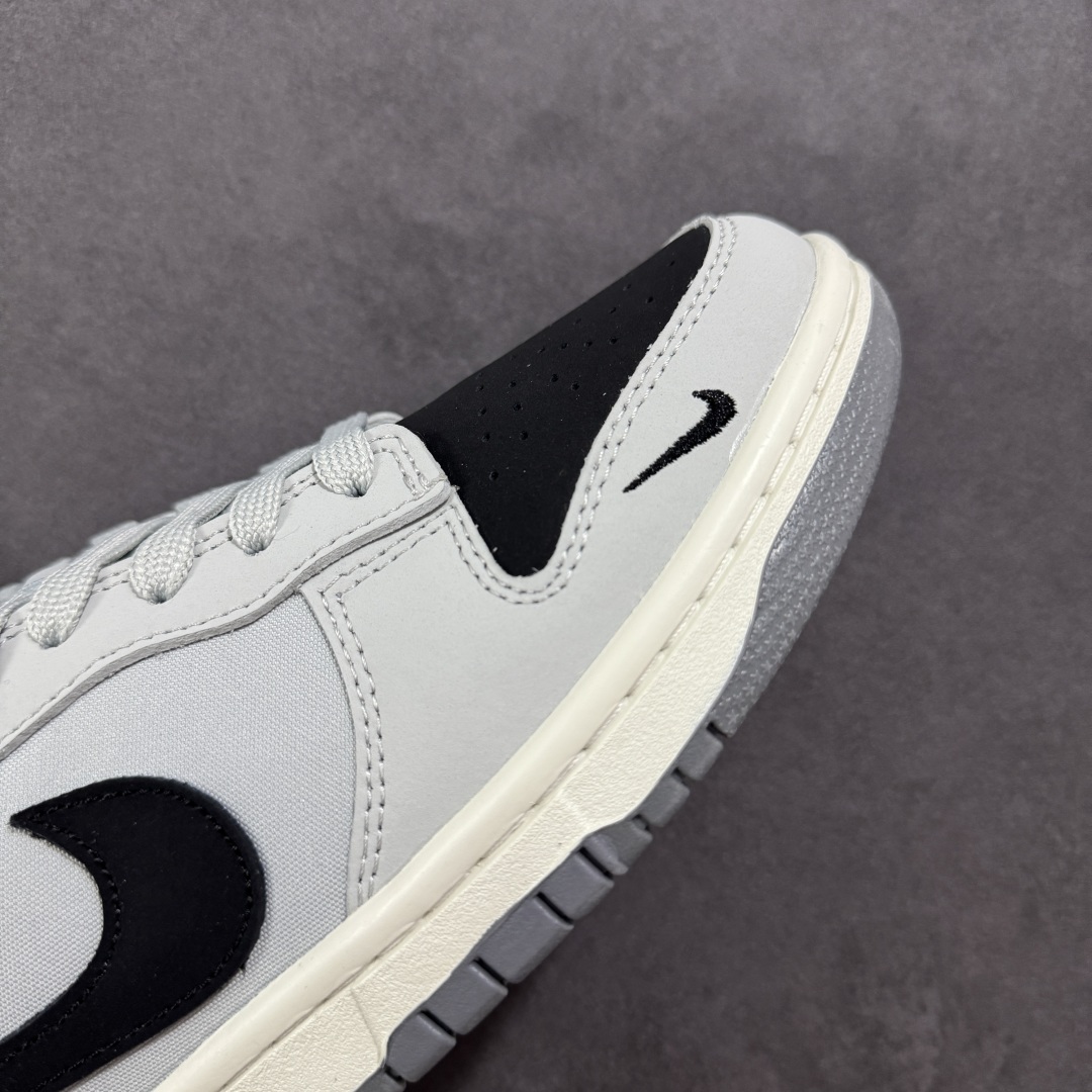  
【定制版】Nike SB Dunk Low Supreme联名--- 烟灰黑勾 高端定制 低帮休闲板