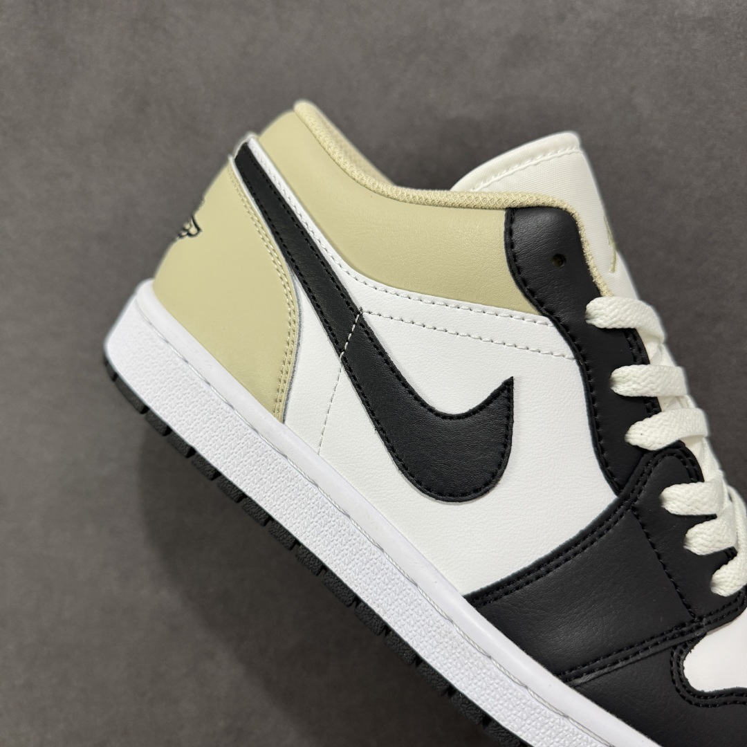 图片[6]-【定制版】Air Jordan AJ1 Low 低帮 黑白米黄 553558-153 全新流水线出品 市场第二梯队最强版 全部原鞋开发 原楦原纸板开发 全鞋电脑针车 原厂内置全掌气垫 原盒内在原标 唯一Zp原版鞋带绑法 免检产品 全新2022版型 全头层皮料 完美零毛边处理 原厂配置全掌气垫 价格定位良心 新配色陆续出货 尺码：36 36.5 37.5 38 38.5 39 40 40.5 41 42 42.5 43 44 44.5 45-选品中心