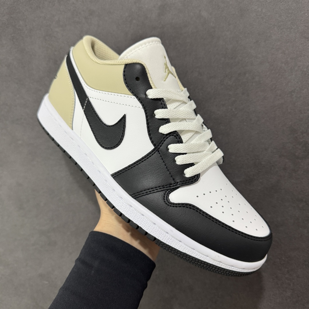 图片[3]-【定制版】Air Jordan AJ1 Low 低帮 黑白米黄 553558-153 全新流水线出品 市场第二梯队最强版 全部原鞋开发 原楦原纸板开发 全鞋电脑针车 原厂内置全掌气垫 原盒内在原标 唯一Zp原版鞋带绑法 免检产品 全新2022版型 全头层皮料 完美零毛边处理 原厂配置全掌气垫 价格定位良心 新配色陆续出货 尺码：36 36.5 37.5 38 38.5 39 40 40.5 41 42 42.5 43 44 44.5 45-选品中心