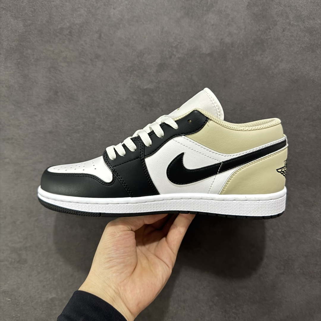 图片[2]-【定制版】Air Jordan AJ1 Low 低帮 黑白米黄 553558-153 全新流水线出品 市场第二梯队最强版 全部原鞋开发 原楦原纸板开发 全鞋电脑针车 原厂内置全掌气垫 原盒内在原标 唯一Zp原版鞋带绑法 免检产品 全新2022版型 全头层皮料 完美零毛边处理 原厂配置全掌气垫 价格定位良心 新配色陆续出货 尺码：36 36.5 37.5 38 38.5 39 40 40.5 41 42 42.5 43 44 44.5 45-选品中心