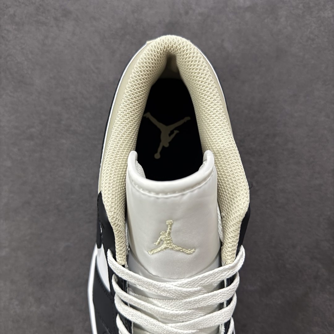 图片[7]-【定制版】Air Jordan AJ1 Low 低帮 黑白米黄 553558-153 全新流水线出品 市场第二梯队最强版 全部原鞋开发 原楦原纸板开发 全鞋电脑针车 原厂内置全掌气垫 原盒内在原标 唯一Zp原版鞋带绑法 免检产品 全新2022版型 全头层皮料 完美零毛边处理 原厂配置全掌气垫 价格定位良心 新配色陆续出货 尺码：36 36.5 37.5 38 38.5 39 40 40.5 41 42 42.5 43 44 44.5 45-选品中心
