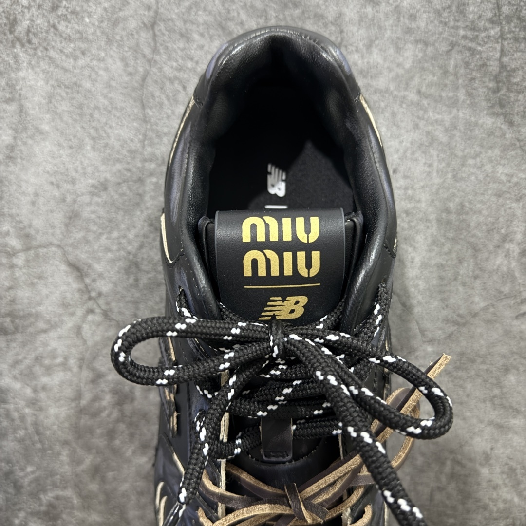 【莞产礼盒版】Miumiu x New Balance NB530 新百伦缪缪联名款复古运动鞋 黑色