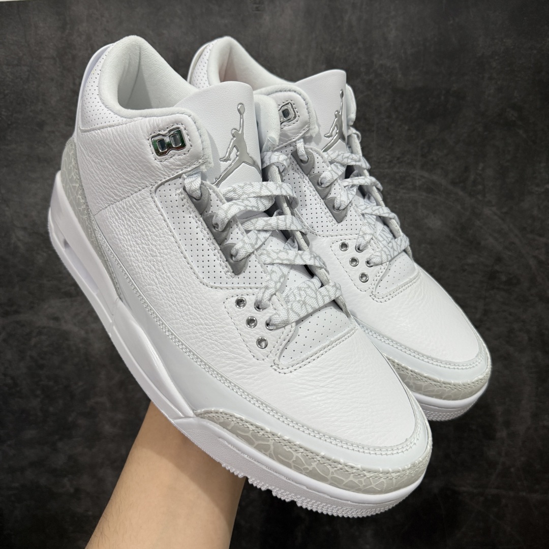  
【原厂版】Air Jordan 3 Retro Pure Money AJ3 乔3复刻白猫 CT85