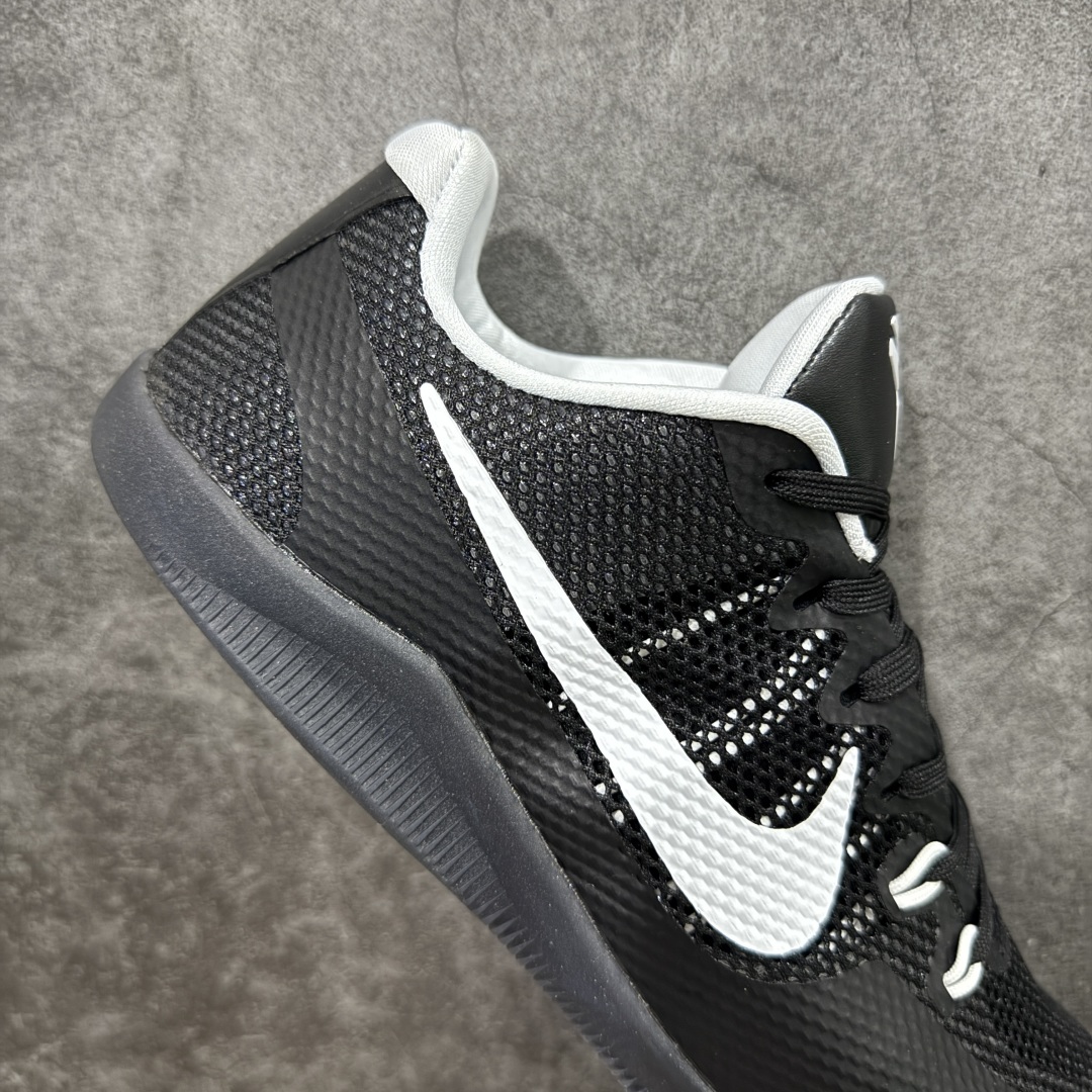 图片[7]-【MX纯原】Nike Kobe 11 Elite Low XDR Team Bank Black 科比 实战舒适 防滑轻便 低帮 篮球鞋 黑白 专业篮球鞋纯原大厂出品 真实战篮球鞋 1：1原鞋配置 标准气垫厚度 加强耐磨大底 鞋垫前后置zoom气垫 完美鞋型 更好保护您的双足 货号：856485-001 尺码：39-48.5-选品中心