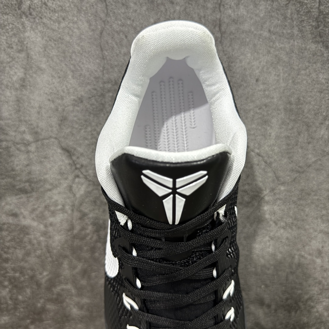 图片[8]-【MX纯原】Nike Kobe 11 Elite Low XDR Team Bank Black 科比 实战舒适 防滑轻便 低帮 篮球鞋 黑白 专业篮球鞋纯原大厂出品 真实战篮球鞋 1：1原鞋配置 标准气垫厚度 加强耐磨大底 鞋垫前后置zoom气垫 完美鞋型 更好保护您的双足 货号：856485-001 尺码：39-48.5-选品中心