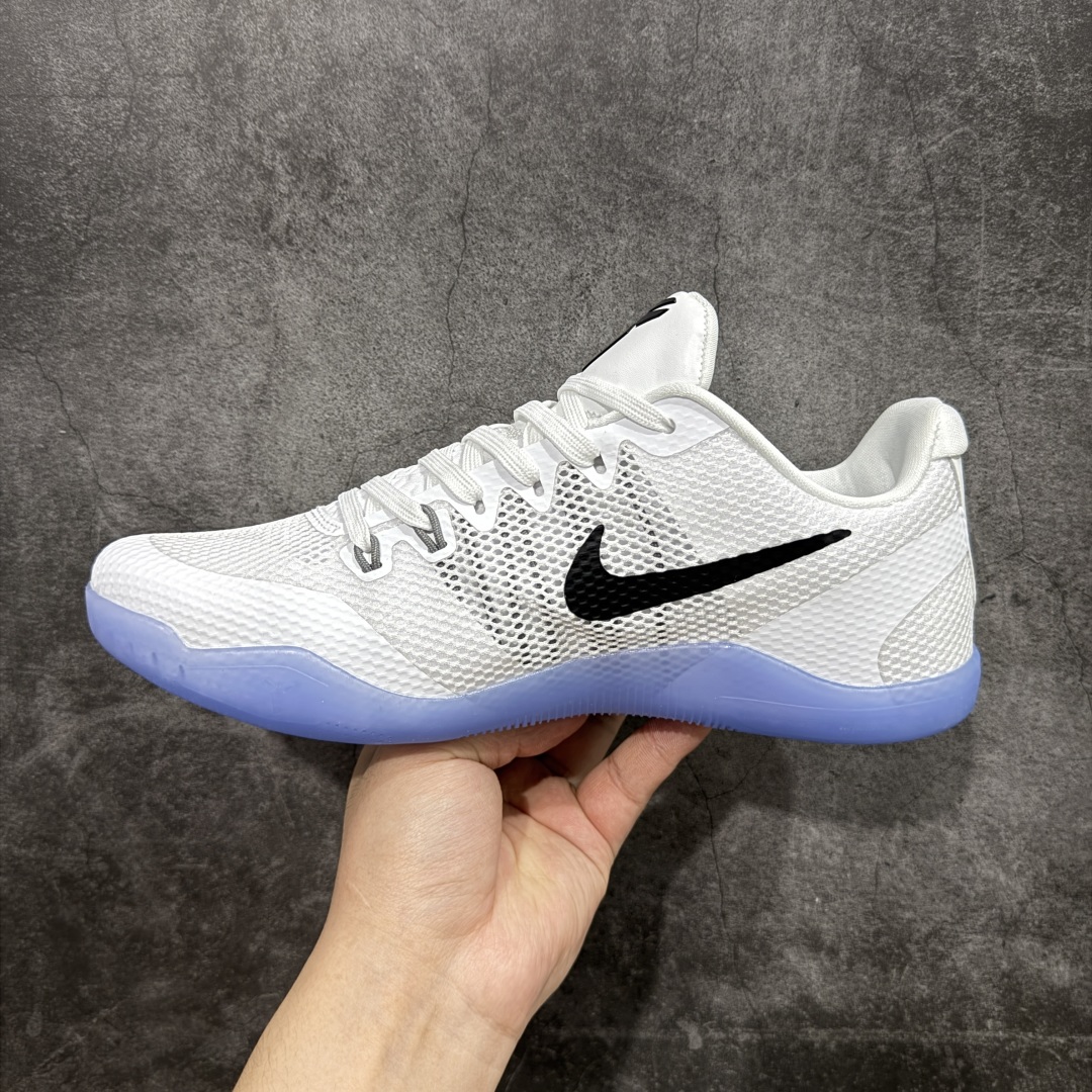 图片[2]-【MX纯原】Nike Kobe 11 Elite Low XDR Team Bank Black 科比 实战舒适 防滑轻便 低帮 篮球鞋 黑白 专业篮球鞋纯原大厂出品 真实战篮球鞋 1：1原鞋配置 标准气垫厚度 加强耐磨大底 鞋垫前后置zoom气垫 完美鞋型 更好保护您的双足 货号：836183-100 尺码：39-48.5-选品中心