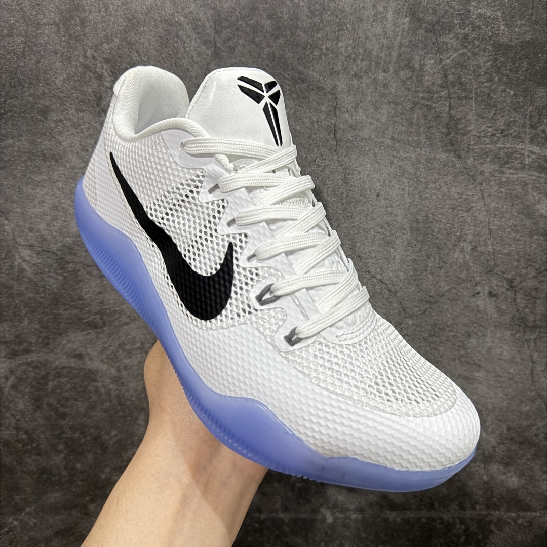 图片[3]-【MX纯原】Nike Kobe 11 Elite Low XDR Team Bank Black 科比 实战舒适 防滑轻便 低帮 篮球鞋 黑白 专业篮球鞋纯原大厂出品 真实战篮球鞋 1：1原鞋配置 标准气垫厚度 加强耐磨大底 鞋垫前后置zoom气垫 完美鞋型 更好保护您的双足 货号：836183-100 尺码：39-48.5-选品中心