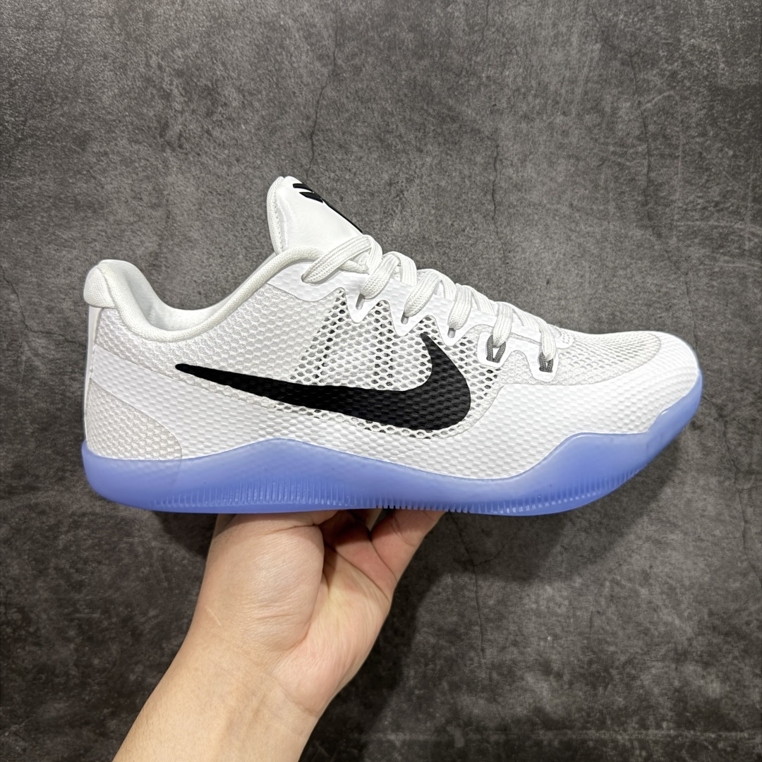 【MX纯原】Nike Kobe 11 Elite Low XDR Team Bank Black 科比 实战舒适 防滑轻便 低帮 篮球鞋 黑白 专业篮球鞋纯原大厂出品 真实战篮球鞋 1:1原鞋配置 标准气垫厚度 加强耐磨大底 鞋垫前后置zoom气垫 完美鞋型 更好保护您的双足 货号:836183-100 尺码:39-48.5-选品中心