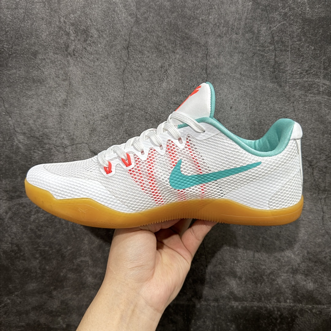 图片[2]-【MX纯原】Nike Kobe 11 Elite Low XDR Team Bank Black 科比 实战舒适 防滑轻便 低帮 篮球鞋 黑白 专业篮球鞋纯原大厂出品 真实战篮球鞋 1：1原鞋配置 标准气垫厚度 加强耐磨大底 鞋垫前后置zoom气垫 完美鞋型 更好保护您的双足 货号：836184-103 尺码：39-48.5-选品中心
