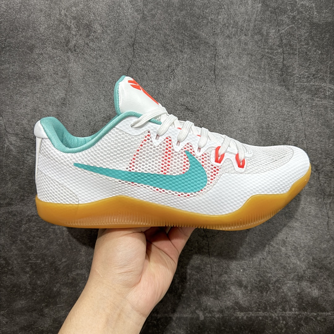 【MX纯原】Nike Kobe 11 Elite Low XDR Team Bank Black 科比 实战舒适 防滑轻便 低帮 篮球鞋 黑白 专业篮球鞋纯原大厂出品 真实战篮球鞋 1:1原鞋配置 标准气垫厚度 加强耐磨大底 鞋垫前后置zoom气垫 完美鞋型 更好保护您的双足 货号:836184-103 尺码:39-48.5-选品中心