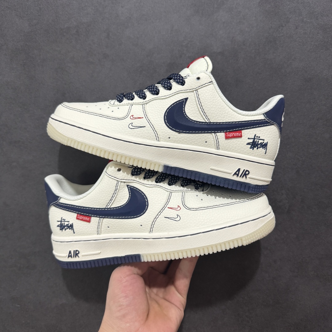  
【定制版】海外限量发售！公司级NIke Air Force 1 '07 Low “斯图西联名——双拼
