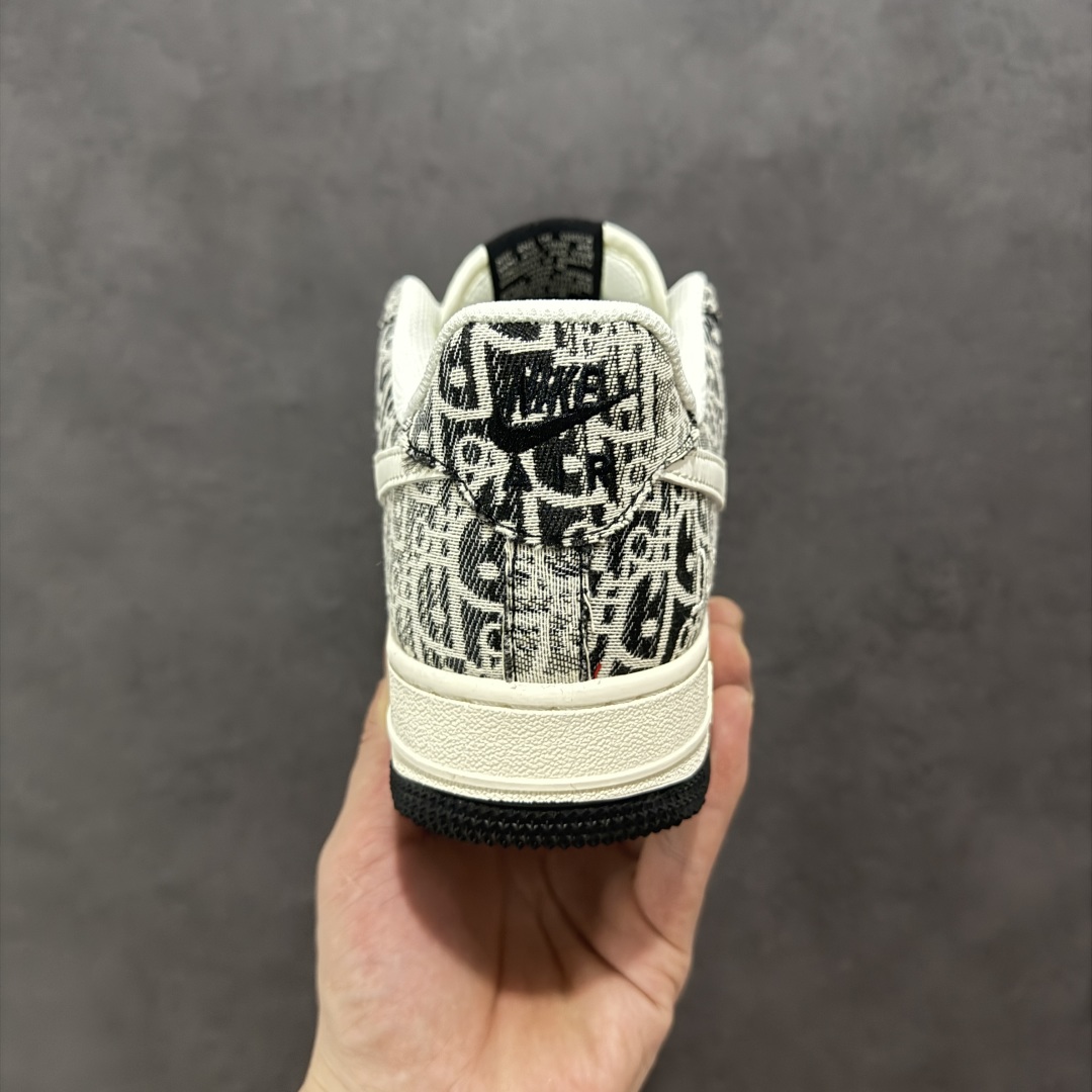  
【定制版】海外限量发售！公司级NIke Air Force 1 '07 Low “迪奥联名——花纹黑
