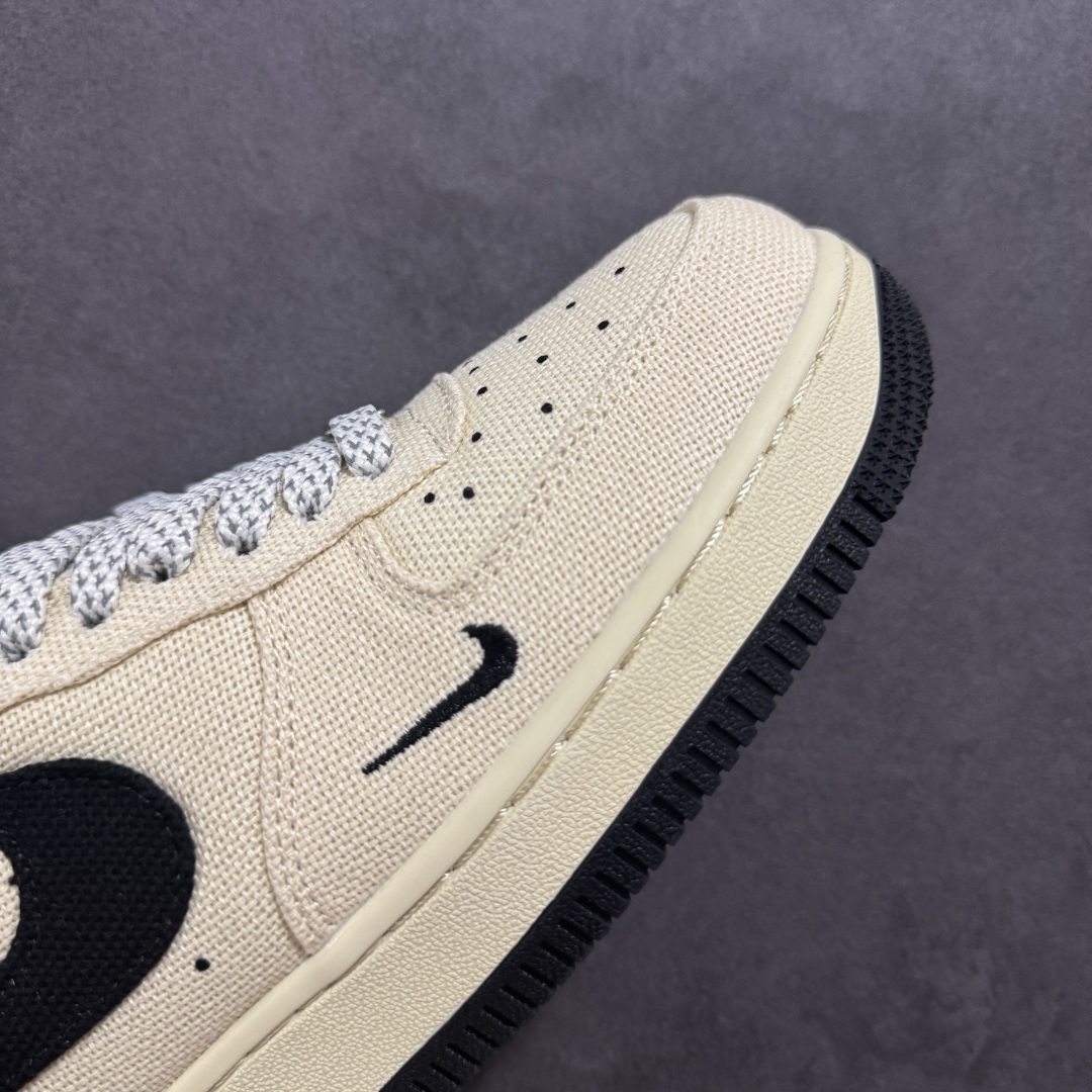  
【定制版】海外限量发售！公司级NIke Air Force 1 '07 Low “斯图西联名——棉麻