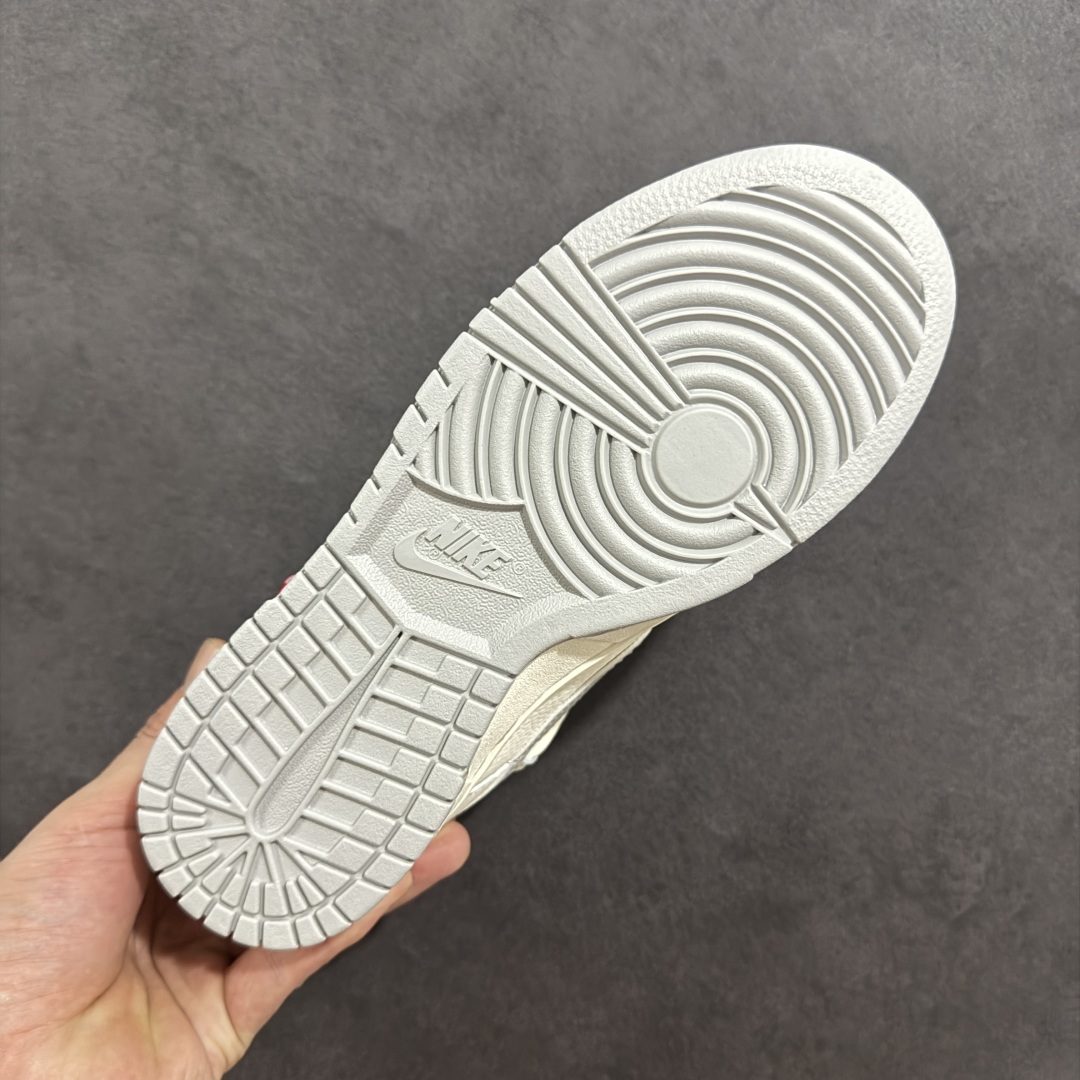  
【定制版】Nike SB Dunk Low Sup系列 绑带米白灰勾 周年高端定制 低帮休闲板鞋
