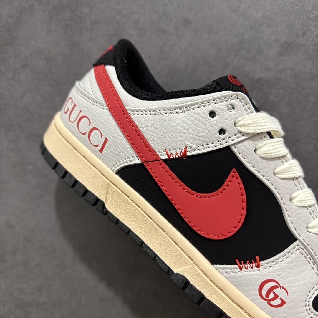 【定制版】Gucci x Nike Dunk SB Low 古驰古奇 x 耐克 SB 联名黑白红