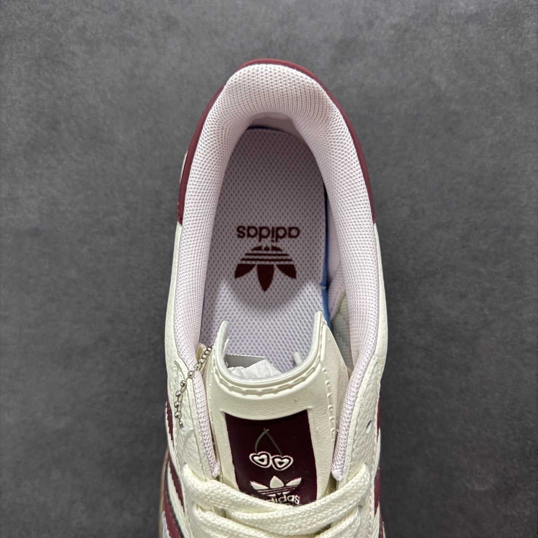  
【定制版】adidas Originals Gazelle INdoor 樱桃 白红
三叶草休闲防滑