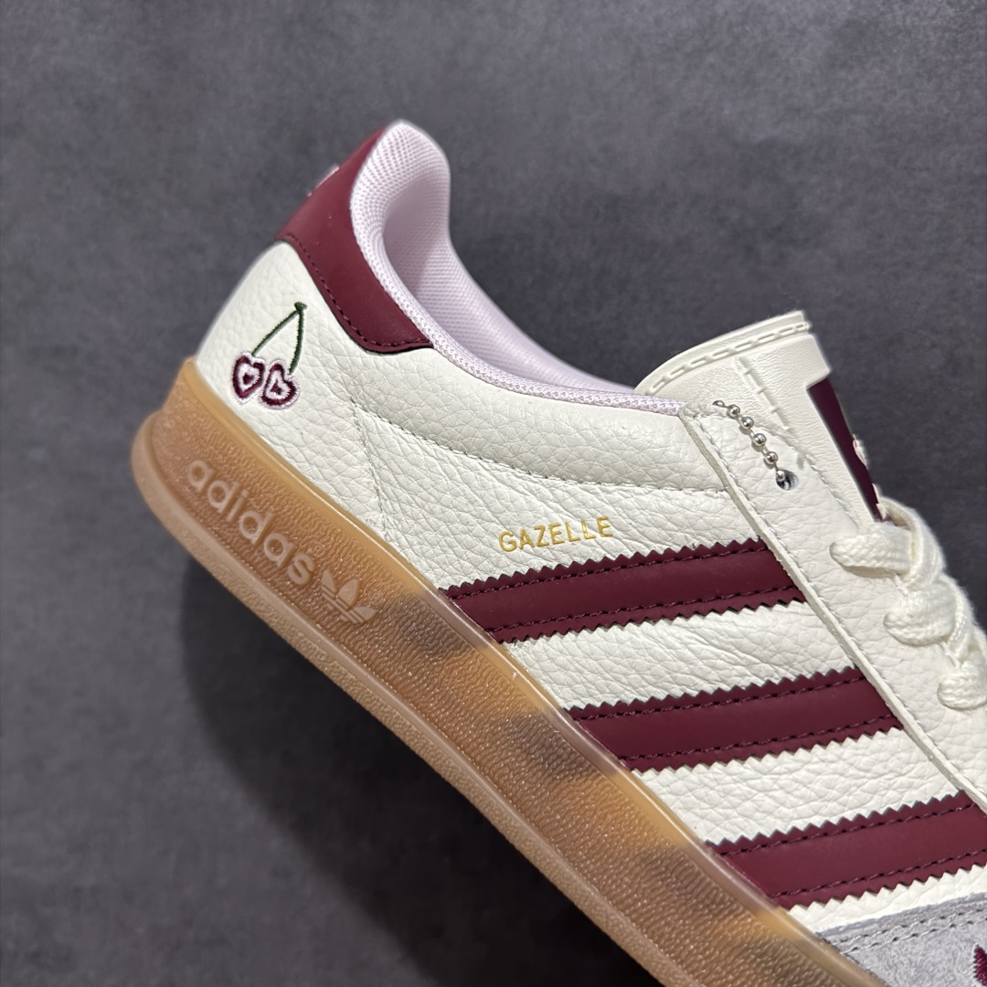  
【定制版】adidas Originals Gazelle INdoor 樱桃 白红
三叶草休闲防滑