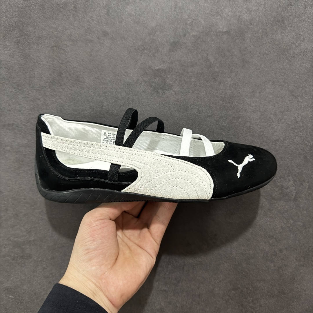 【公司级】Puma Speedcat 舒适百搭 低帮 芭蕾鞋 #朴彩英 rose 同款 黑粉配色甜酷感拉满 低帮设计超显脚踝纤细,上脚轻盈又舒适。不管日常出街还是运动都适配,防滑耐磨超抗造。 尺码:36 37.5 38 38.5 39 40-选品中心