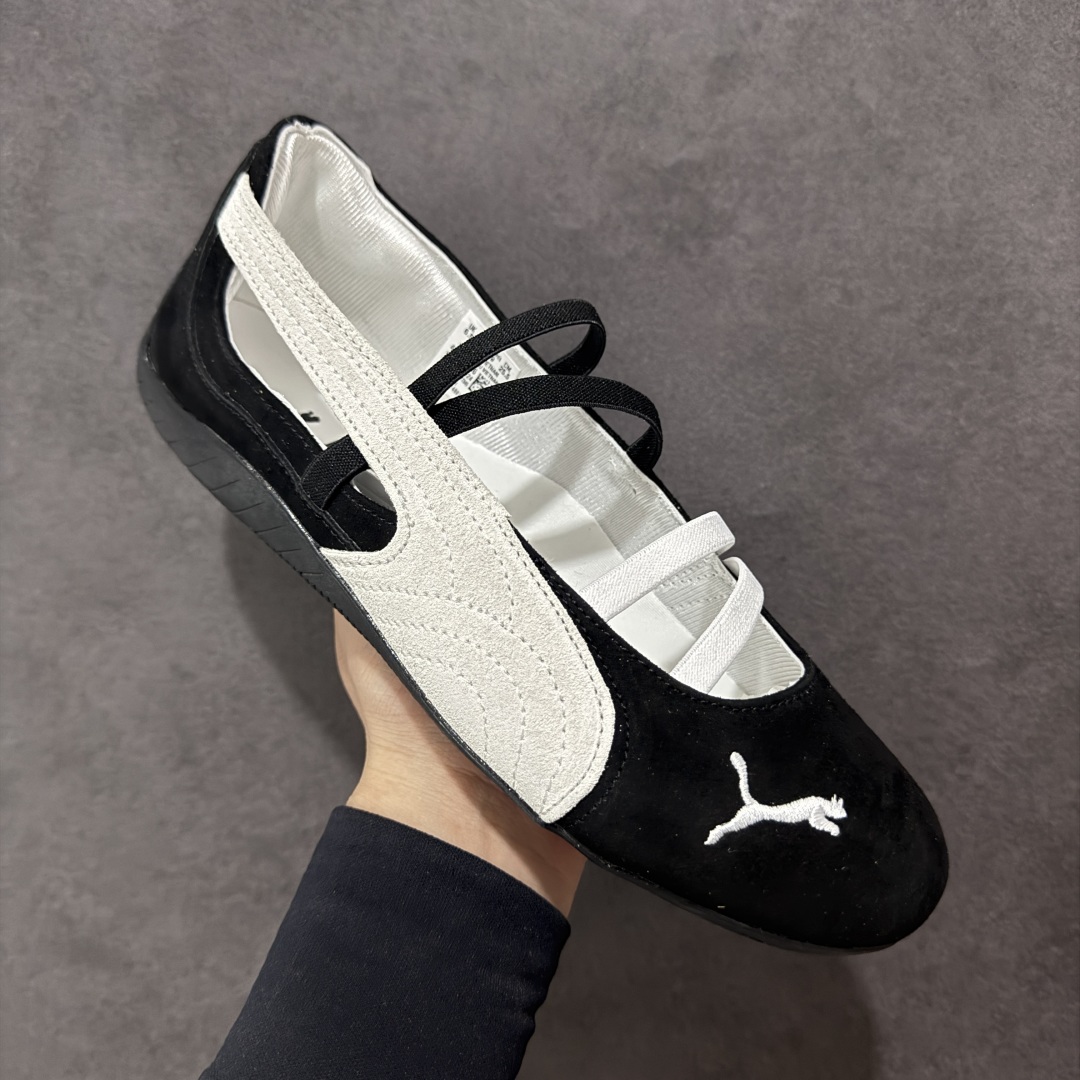 图片[3]-【公司级】Puma Speedcat 舒适百搭 低帮 芭蕾鞋 #朴彩英 rose 同款 黑粉配色甜酷感拉满 低帮设计超显脚踝纤细，上脚轻盈又舒适。不管日常出街还是运动都适配，防滑耐磨超抗造。 尺码：36 37.5 38 38.5 39 40-选品中心