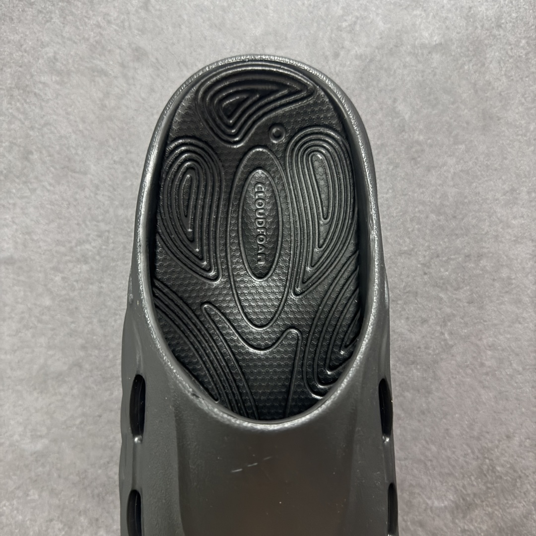图片[7]-【公司级】阿迪达斯 Adidas 波波凉鞋 OZWAVE CLOG 波波凉鞋 沙滩拖鞋 稳定缓震回弹厚底老爹拖鞋 阿迪达斯 珠光 设计灵感来源于经典复古鞋型 adidas Originals Oznova 两侧三道杠、鞋面流畅的线条，勾勒出富有未来感的廓形。鞋面排布有透气孔，既保留了复古韵味，又不失夏日清凉。采用一脚蹬无鞋带的设计，像是户外涉水，城市通勤都能拿捏，并且也比较好打理。宽大的鞋底配合锯齿元素，极具造型感，满足防滑的同时，上脚也足够有辨识度。整双鞋是饱满的廓形轮廓，搭配厚底造型，除了对裤装有一定的承托作用，也有不俗的增高效果。 货号： JR6761 尺码： 36 36⅔ 37⅓ 38 38⅔ 39⅓ 40 40⅔ 41⅓ 42 42⅔ 43⅓ 44 45 编码： 131180190-选品中心