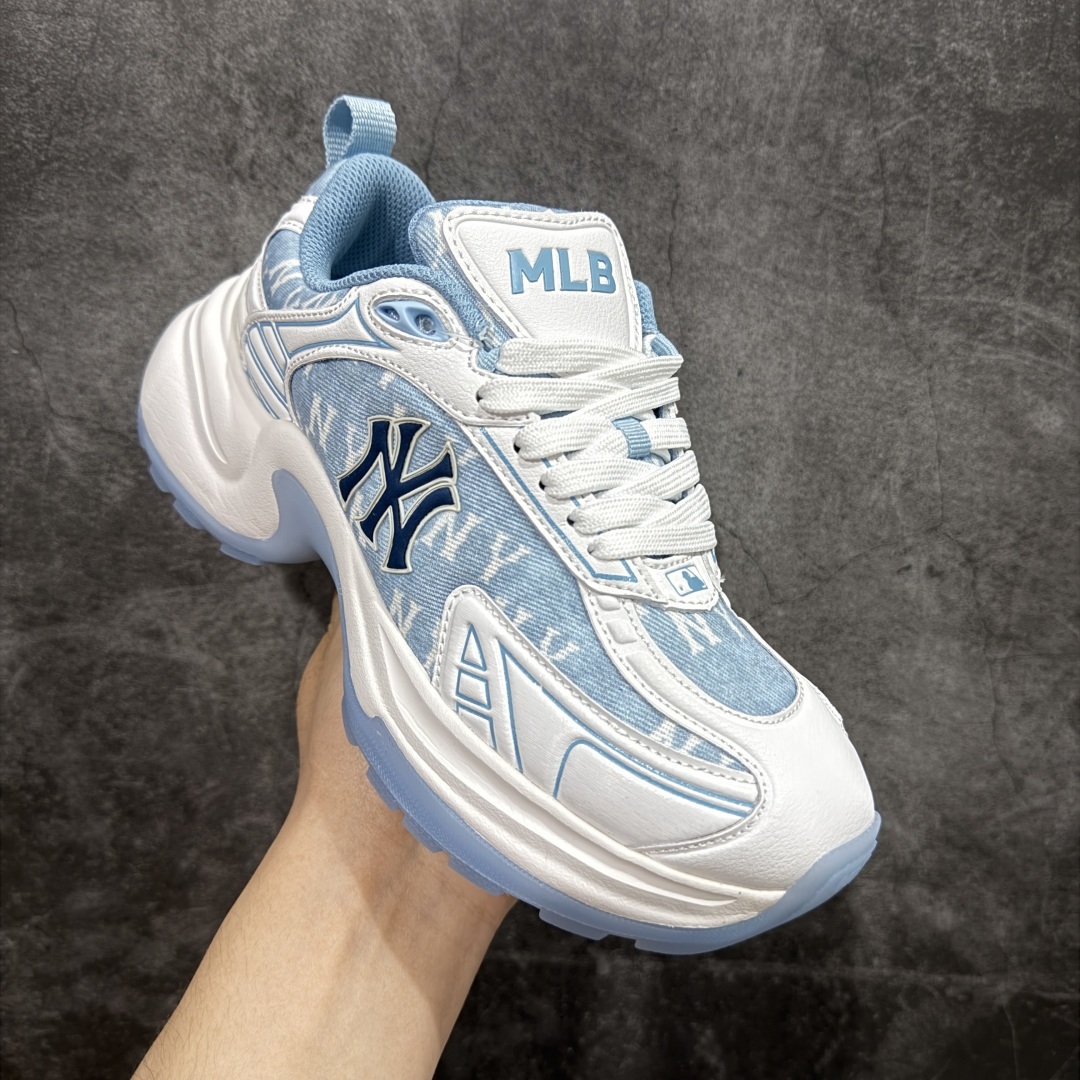 【纯原版】MLB Winner Chunky 25新款 NY百搭舒适休闲潮流运动厚底增高 防滑耐磨