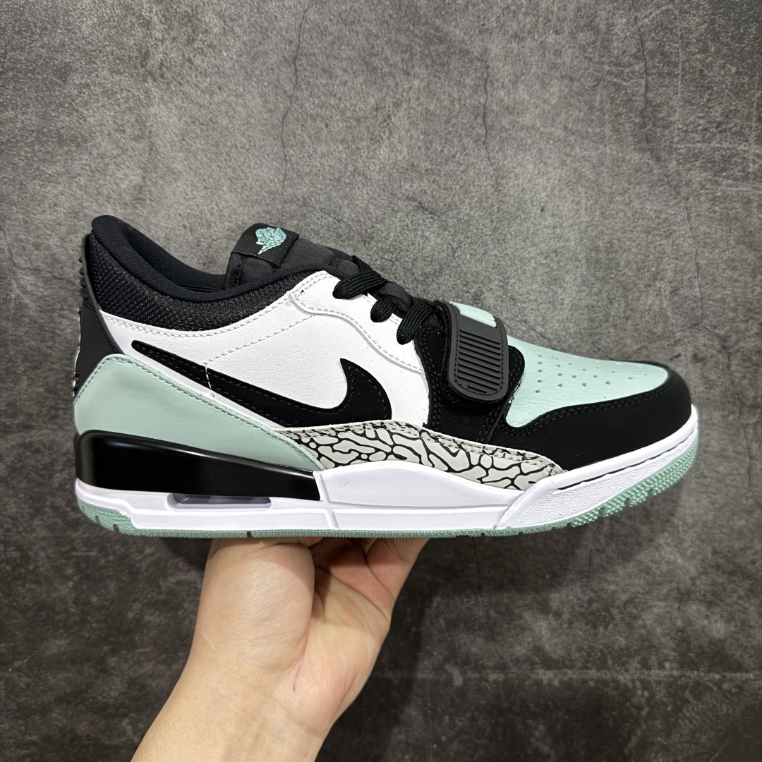 【纯原N版】Air Jordan Legacy AJ312 Low
低帮复古篮球鞋 白黑绿 CD7