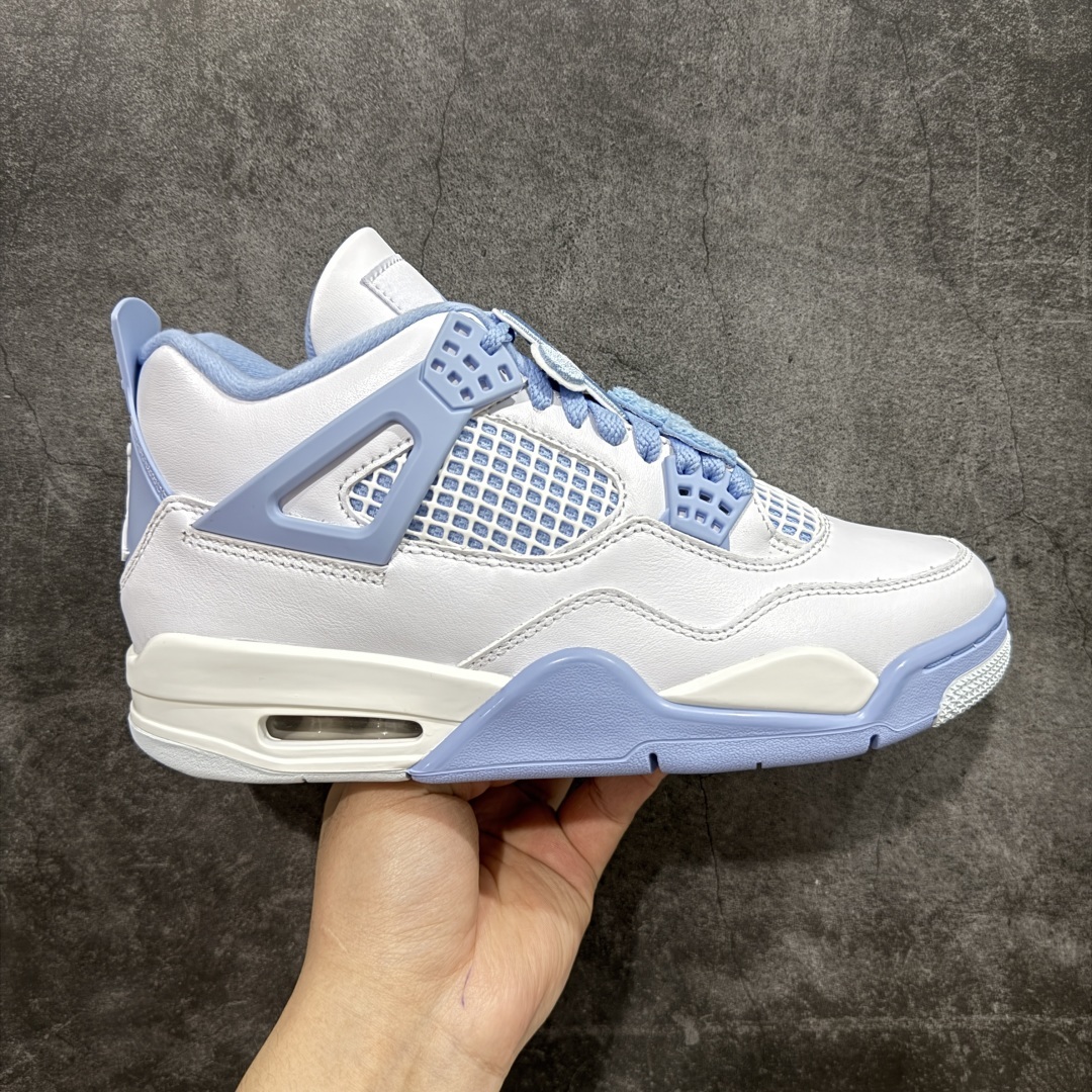 【外贸版】 Air Jordan AJ4 母亲节 白冰蓝 HV0823-100
全套原纸板楦头开发