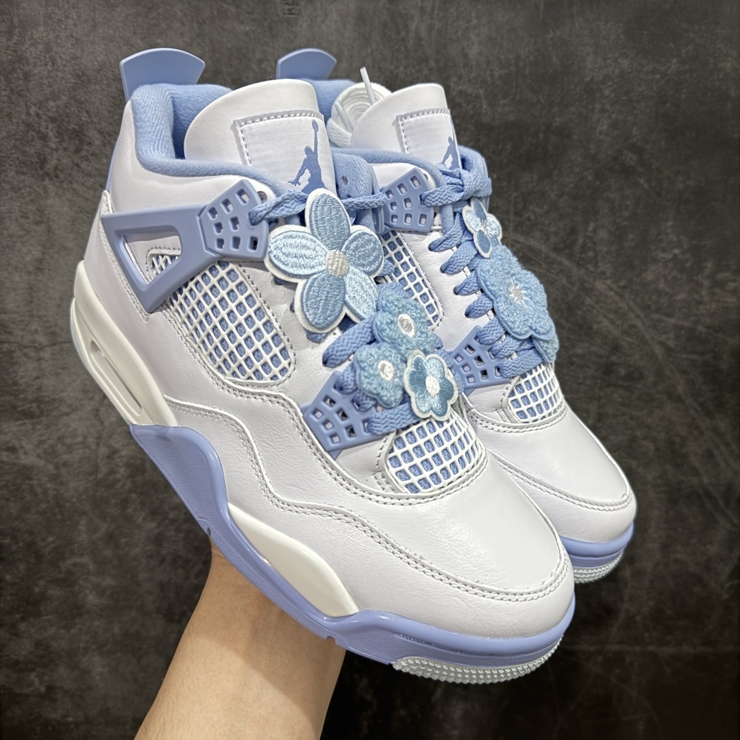【外贸版】 Air Jordan AJ4 母亲节 白冰蓝 HV0823-100
全套原纸板楦头开发