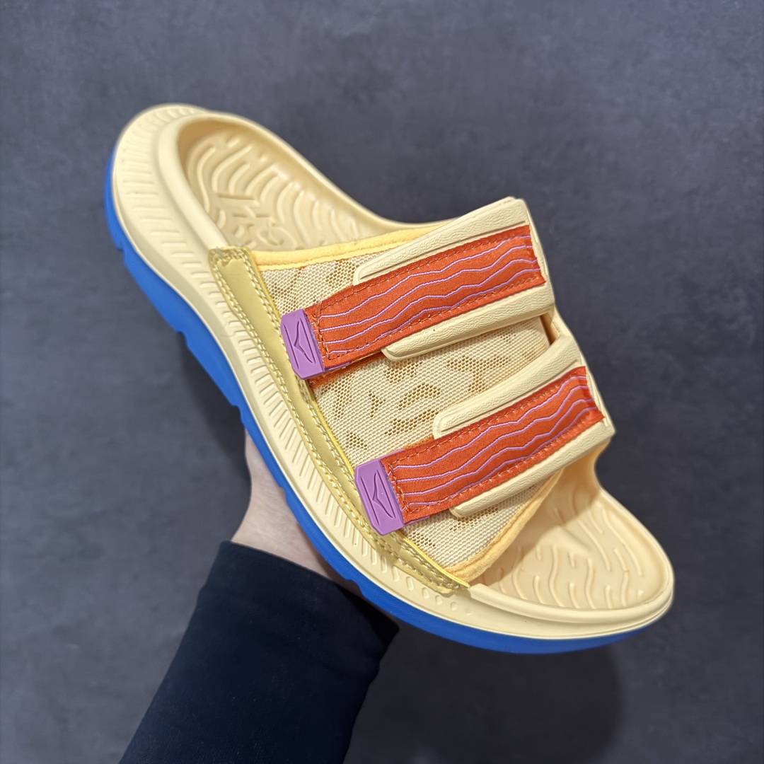 图片[3]-【公司级】HOKA ONE ONE ORA Luxe 减震轻便舒缓运动 EVA 防滑一字拖鞋 男女同款 尺码：36-45-选品中心