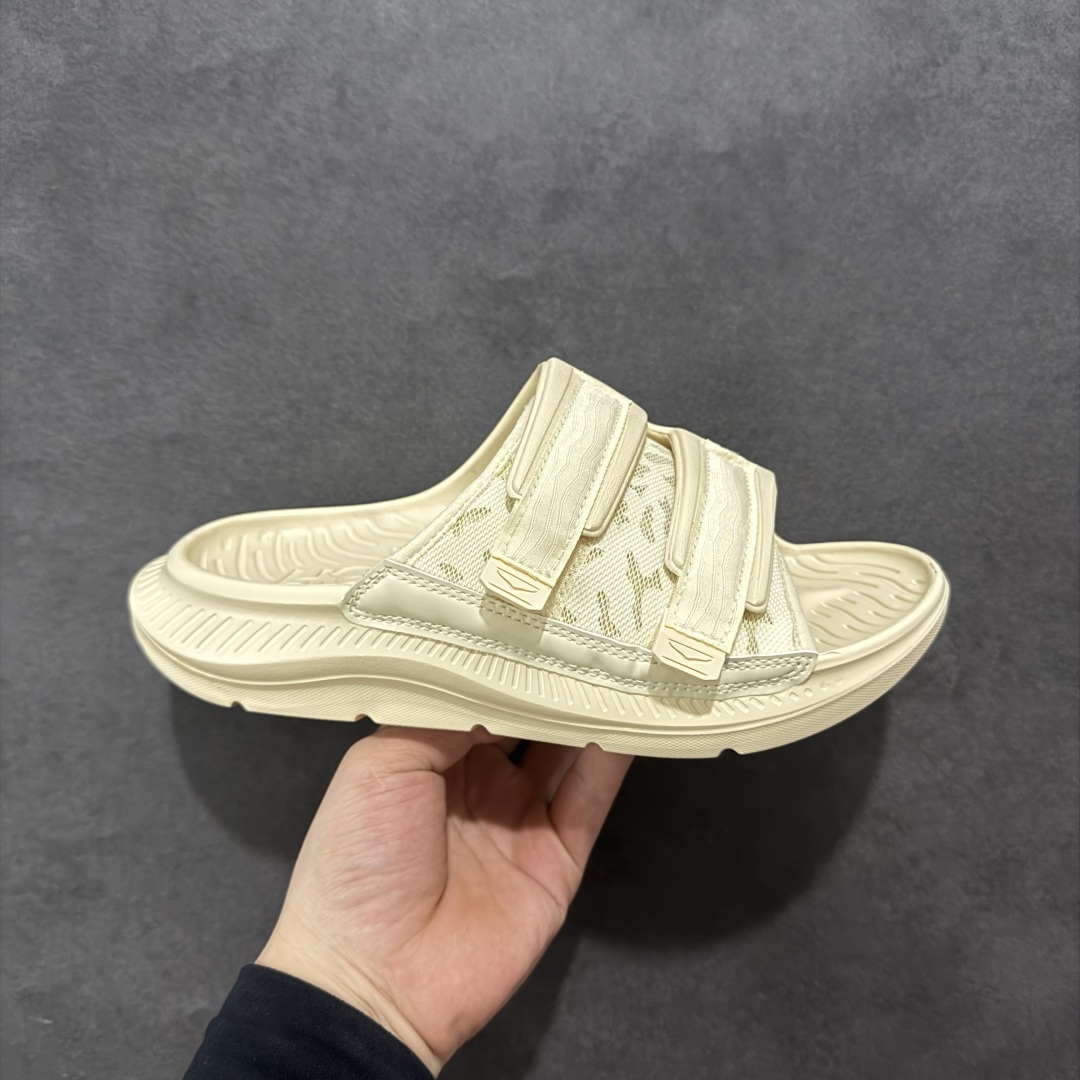 【公司级】HOKA ONE ONE ORA Luxe 减震轻便舒缓运动 EVA 防滑一字拖鞋 男女同款 尺码:36-45-选品中心