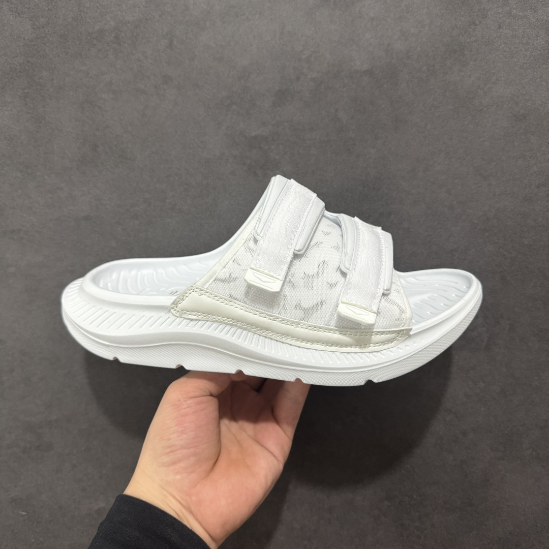 【公司级】HOKA ONE ONE ORA Luxe 减震轻便舒缓运动 EVA 防滑一字拖鞋 男女同款 尺码:36-45-选品中心