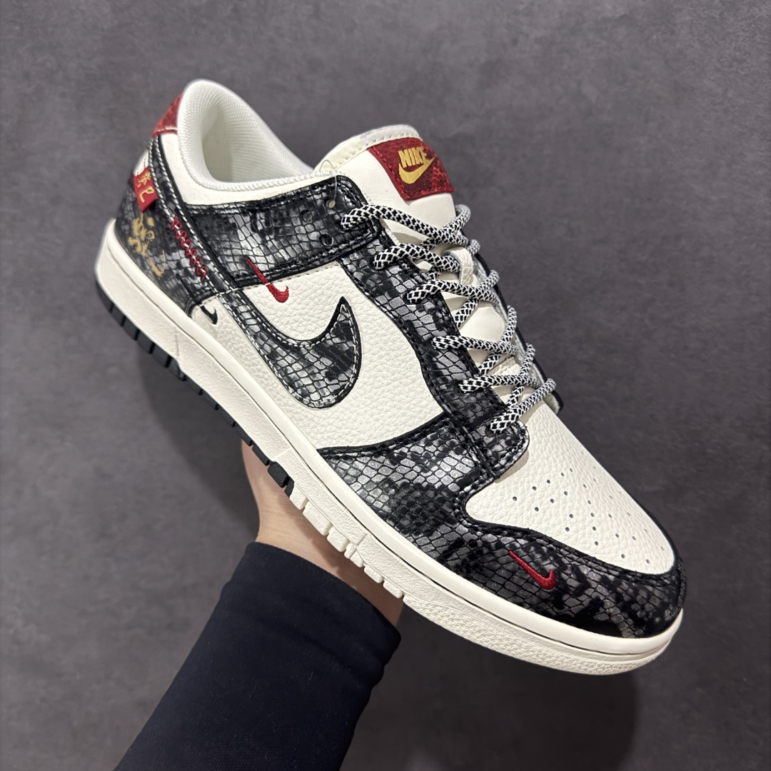 【定制版】Nike Air Force 1'07 Low 蛇年系列 银鳞银勾 周年高端定制 低帮休闲板鞋 YX5066-293