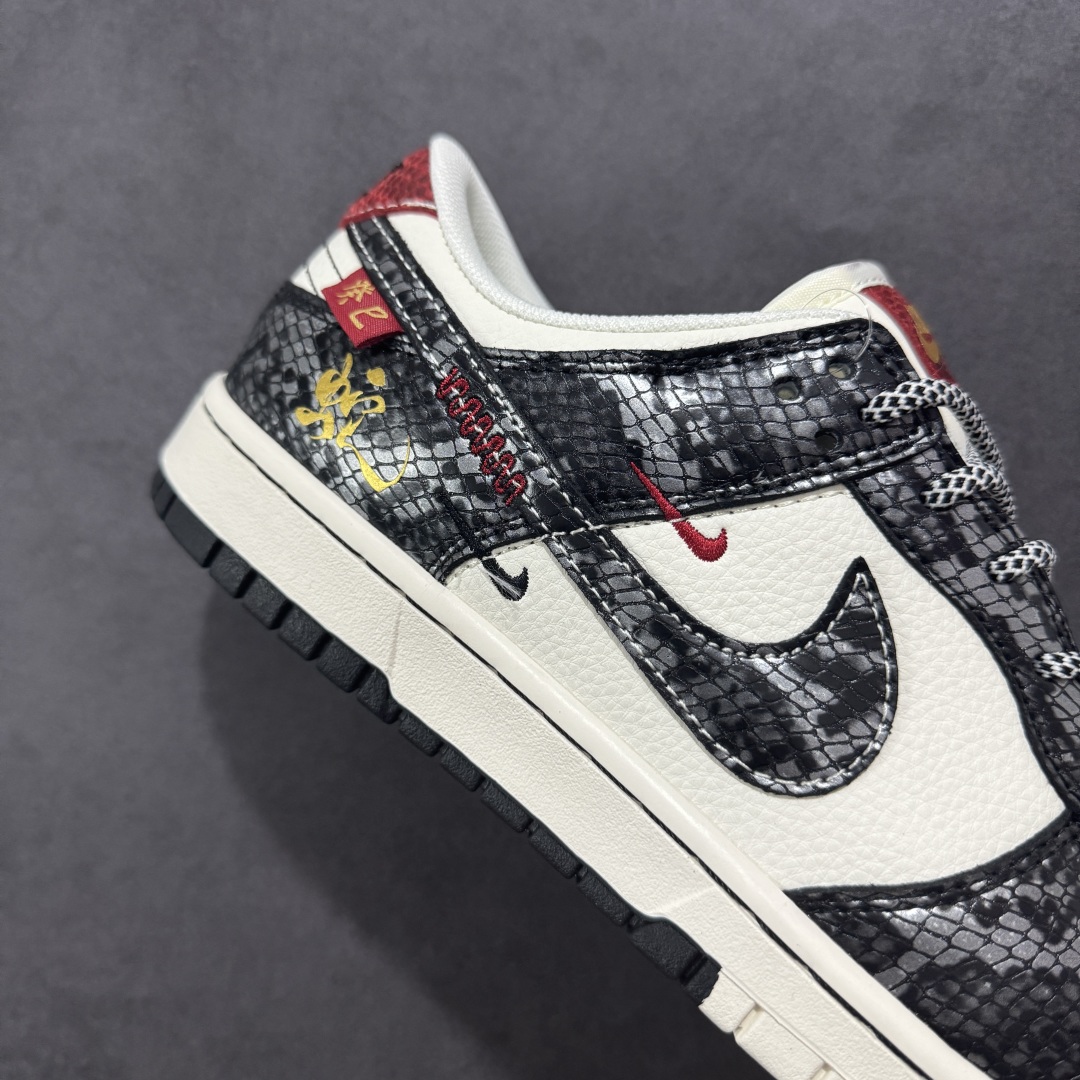 【定制版】Nike Air Force 1'07 Low 蛇年系列 银鳞银勾 周年高端定制 低帮休闲板鞋 YX5066-293