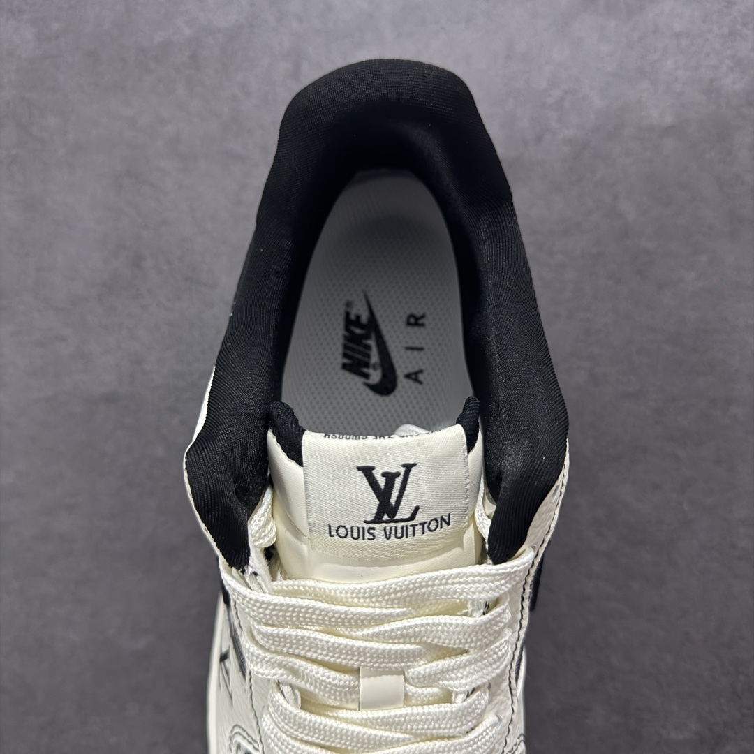 【定制版】Nike Air Force 1 Low 07 x Louis Vuitton 白黑 BZ6808-103