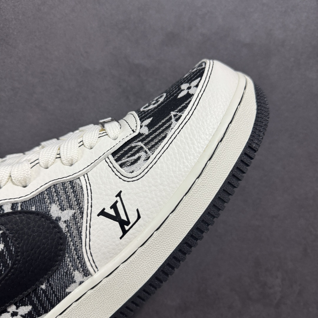 【定制版】Nike Air Force 1 Low 07 x Louis Vuitton 白黑 BZ6808-103