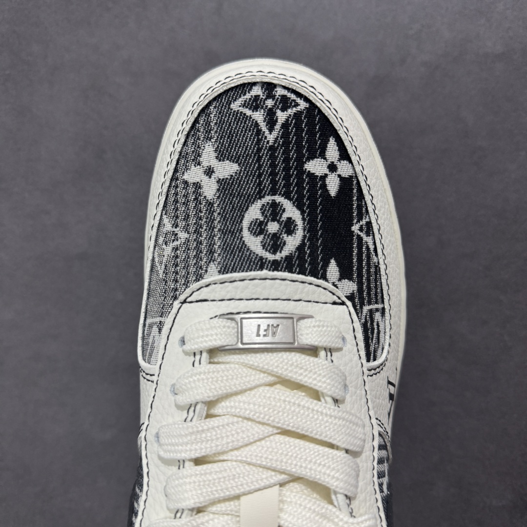 【定制版】Nike Air Force 1 Low 07 x Louis Vuitton 白黑 BZ6808-103