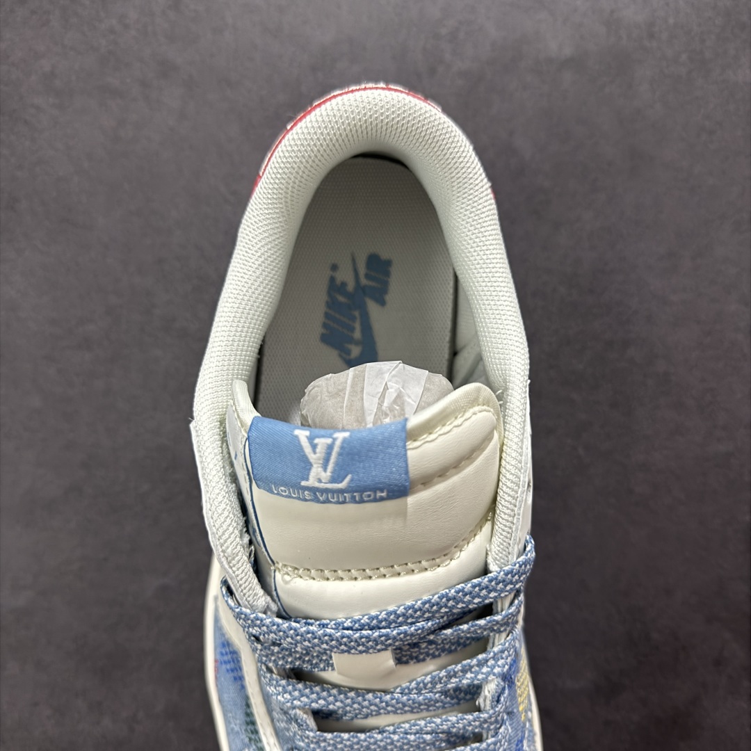 【定制版】Travis Scott x Fragment Design x Air Jordan 1 Low SP AJ1 LV联名 五彩帆布 低帮文化休闲板鞋 FC1688-232