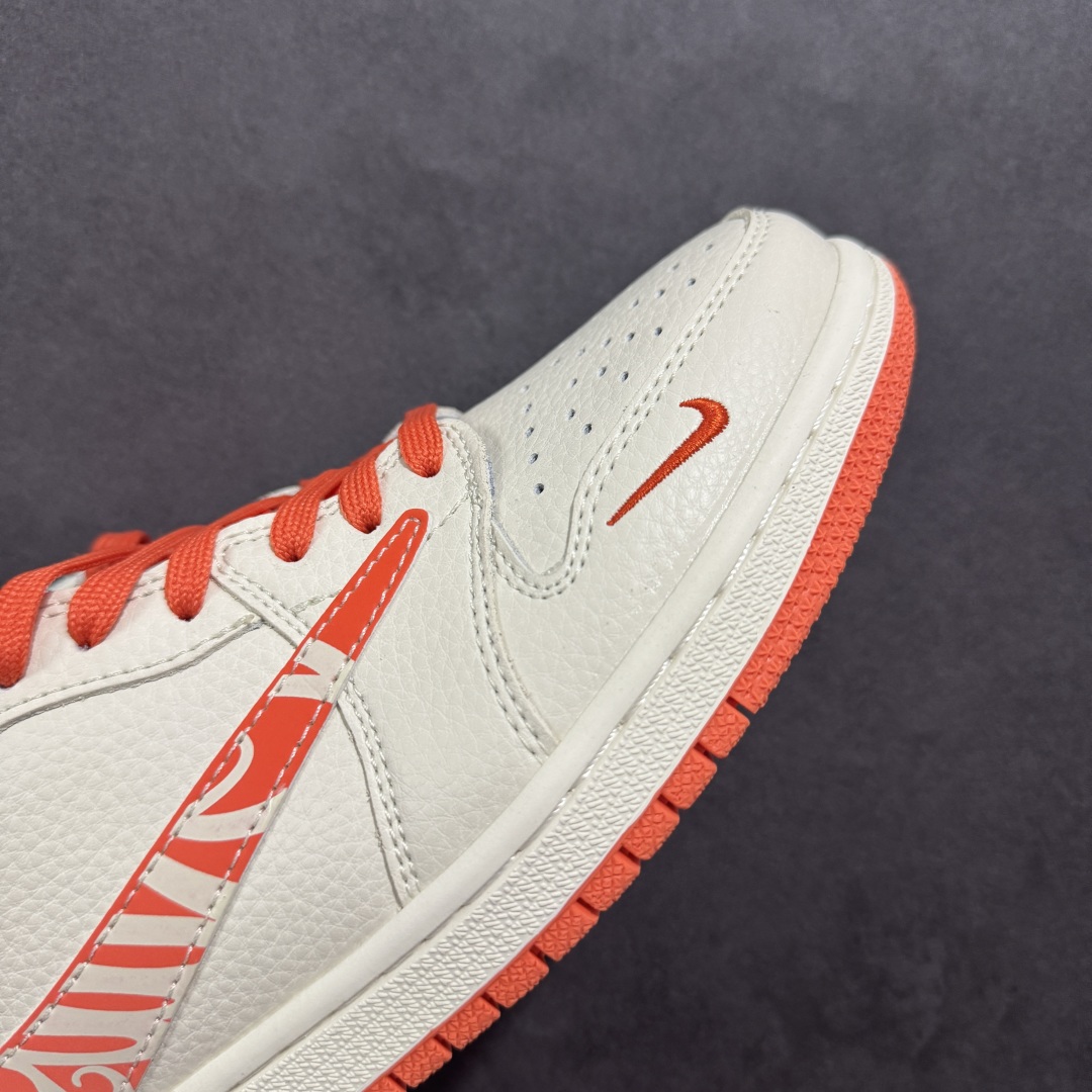 280 【定制版】Travis Scott x Fragment Design x Air Jordan 1 Low SP AJ1 斯图西联名 夏日橙 低帮文化休闲板鞋 LD2025-020