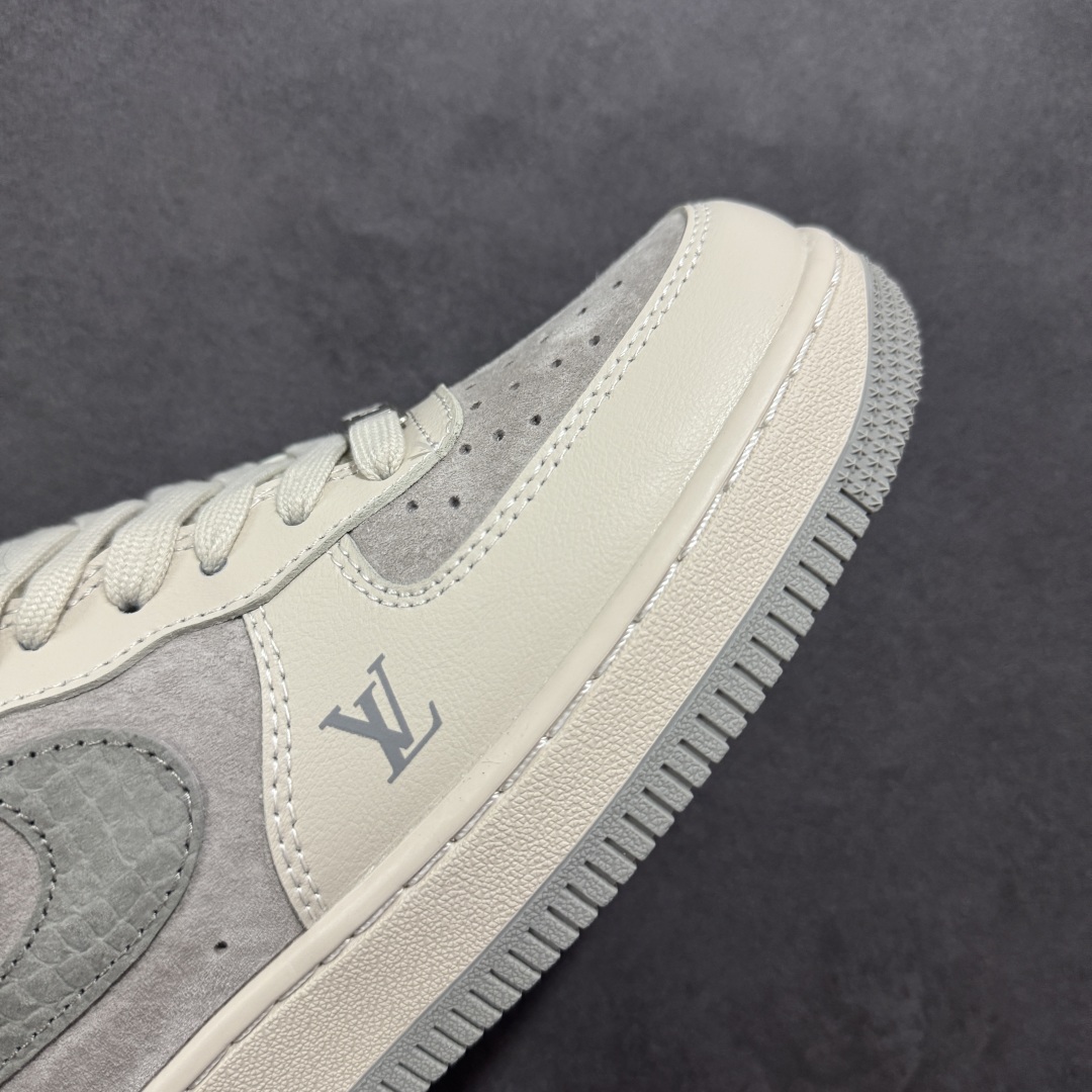 【定制版】Nike Air Force 1'07 Low LV联名 米灰蛇鳞勾 空军一号低帮休闲板鞋 XX3168-130